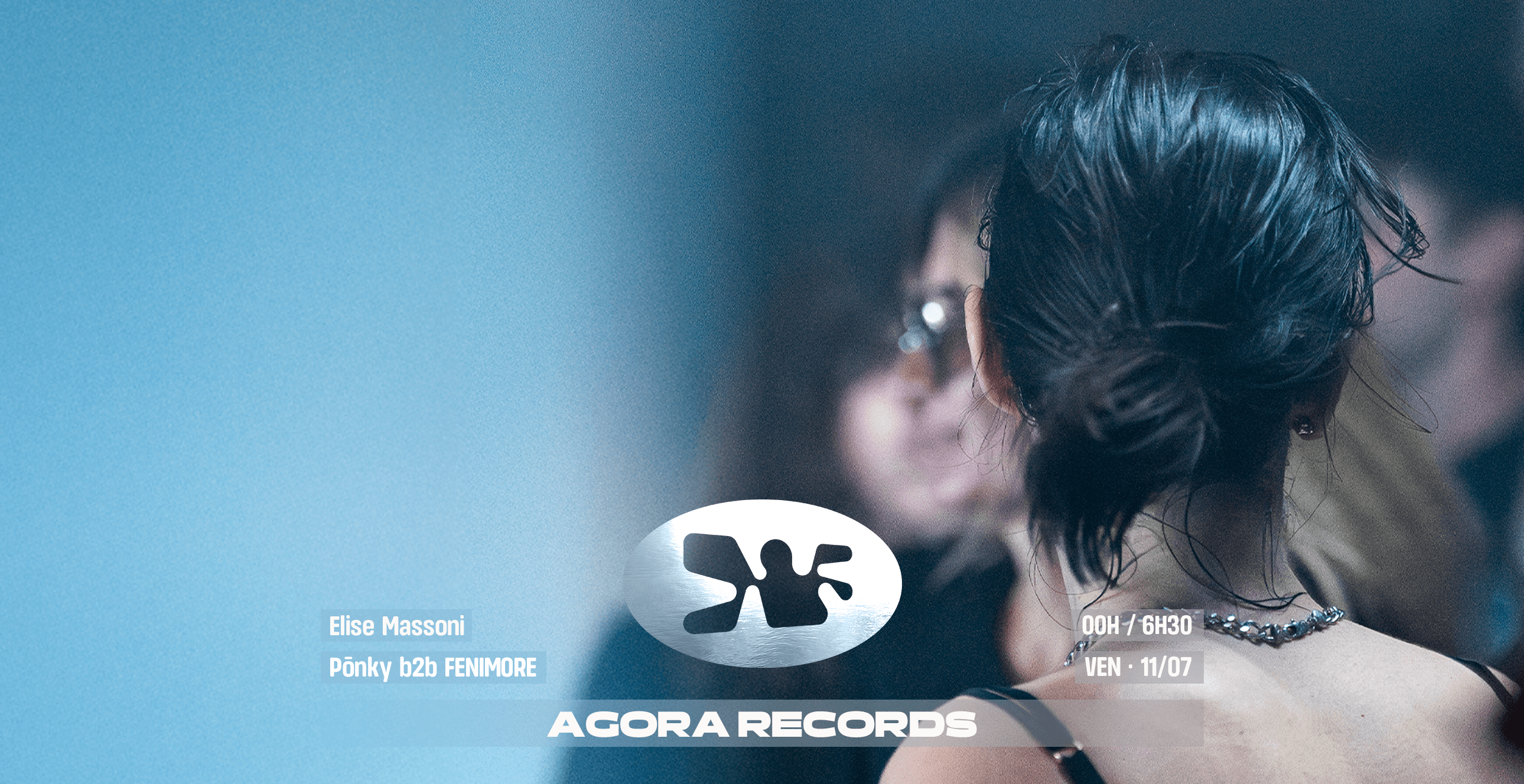 Affiche de Agora Macadam with Elise Massoni & Pōnky b2b FENIM0RE