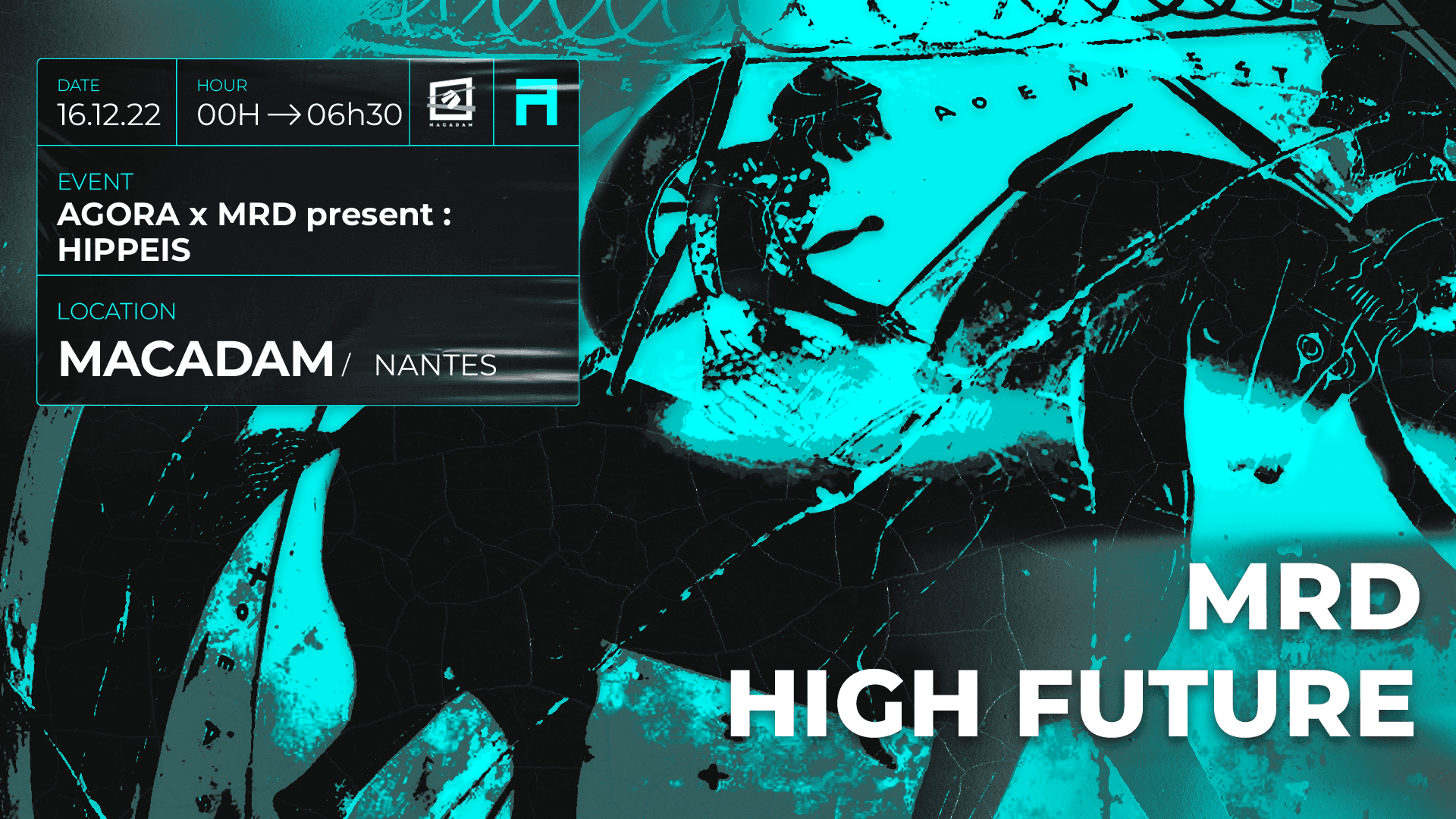 Agora x MRD present: Hippeis - poster